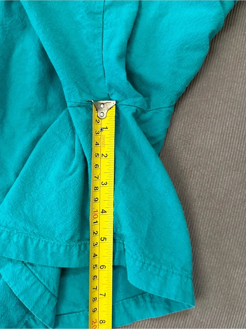 Kanan Banana Sail Cancun Mexico Teal Elastic Waist Shorts Large